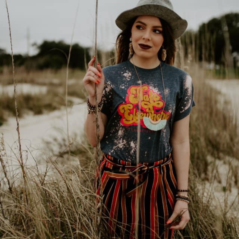 Vintage Bleached Hate Elsewhere tee